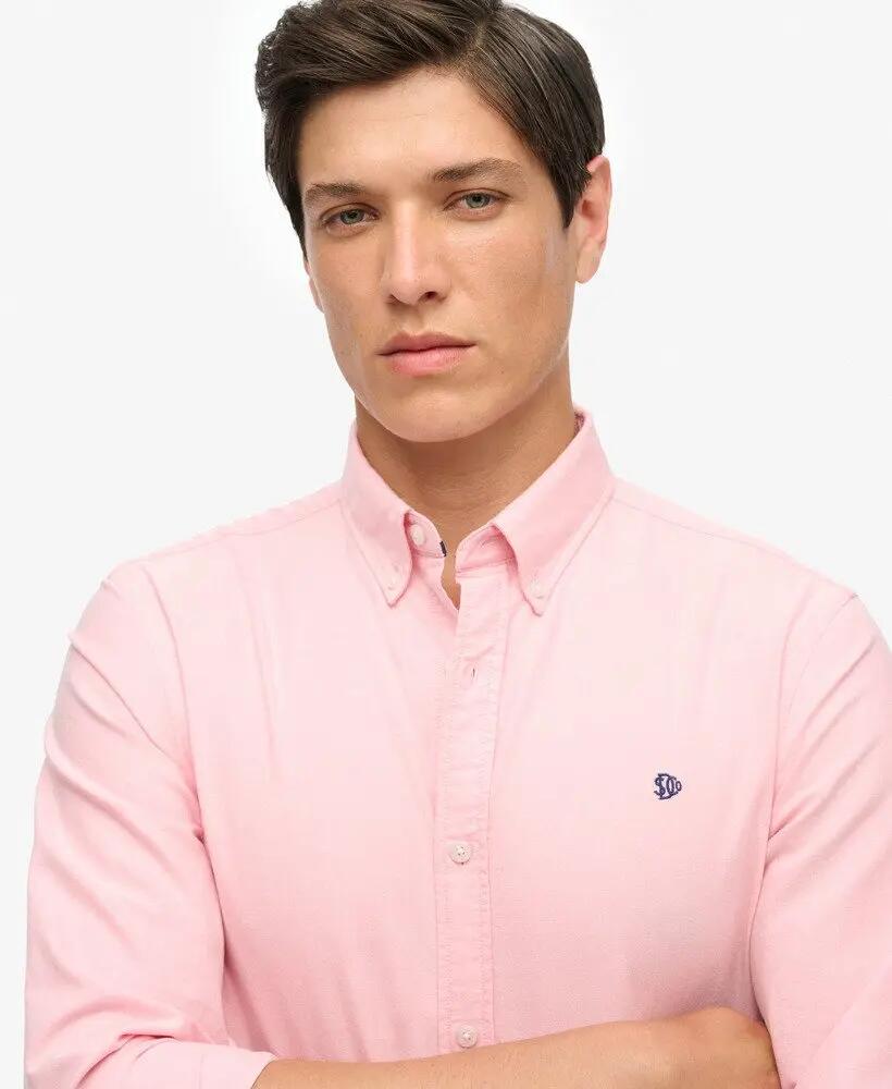 superdry Camisa Classic Oxford manga larga en algodón orgánico 3/6