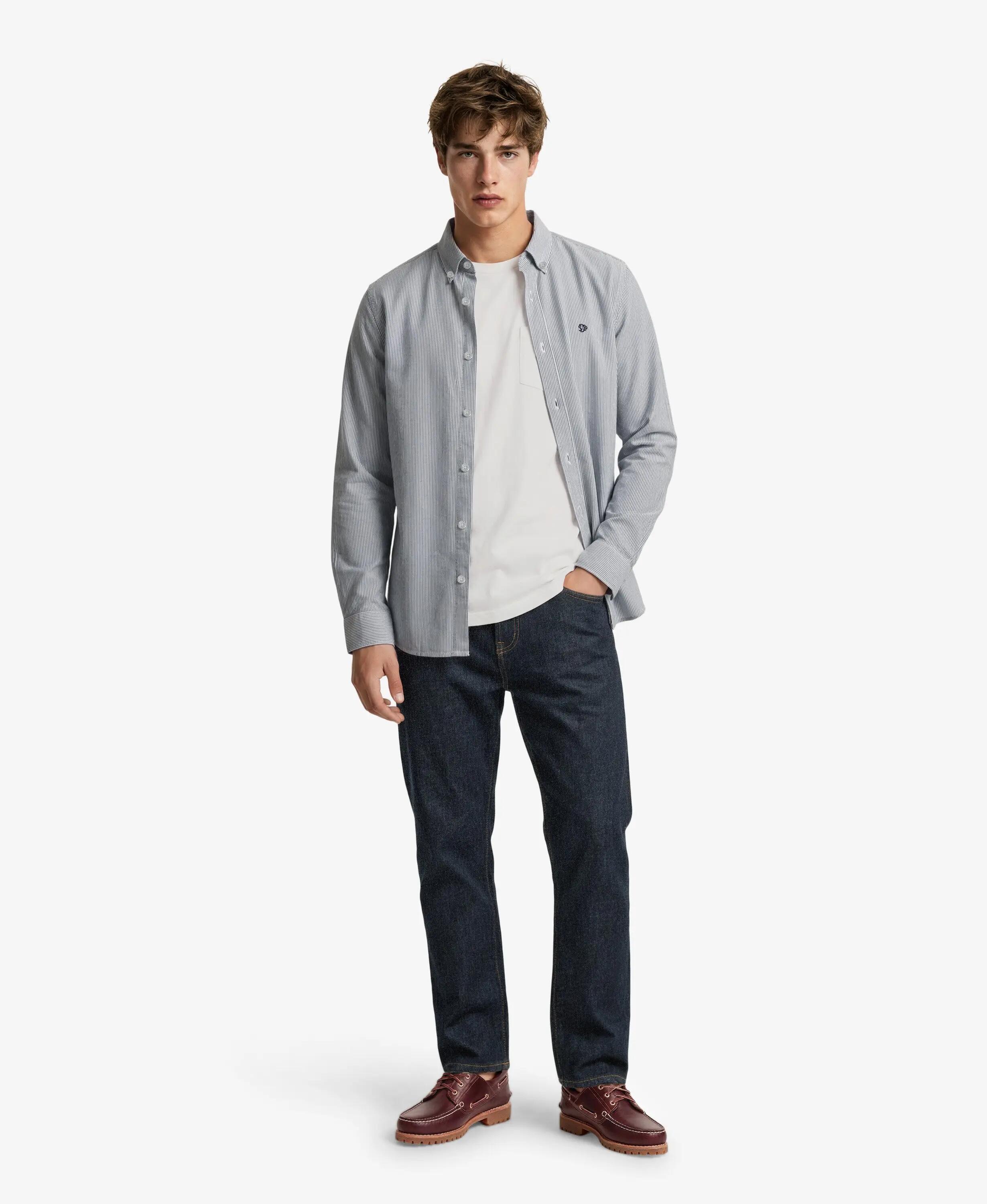superdry Camicia Classic Oxford manica lunga in cotone bio 4/6