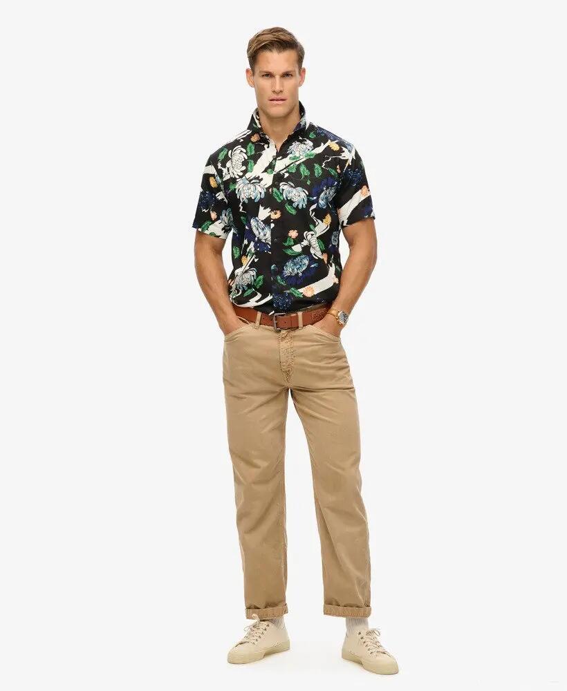 superdry Camicia hawaiana maniche corte stampa Aya Black Floral 2/6