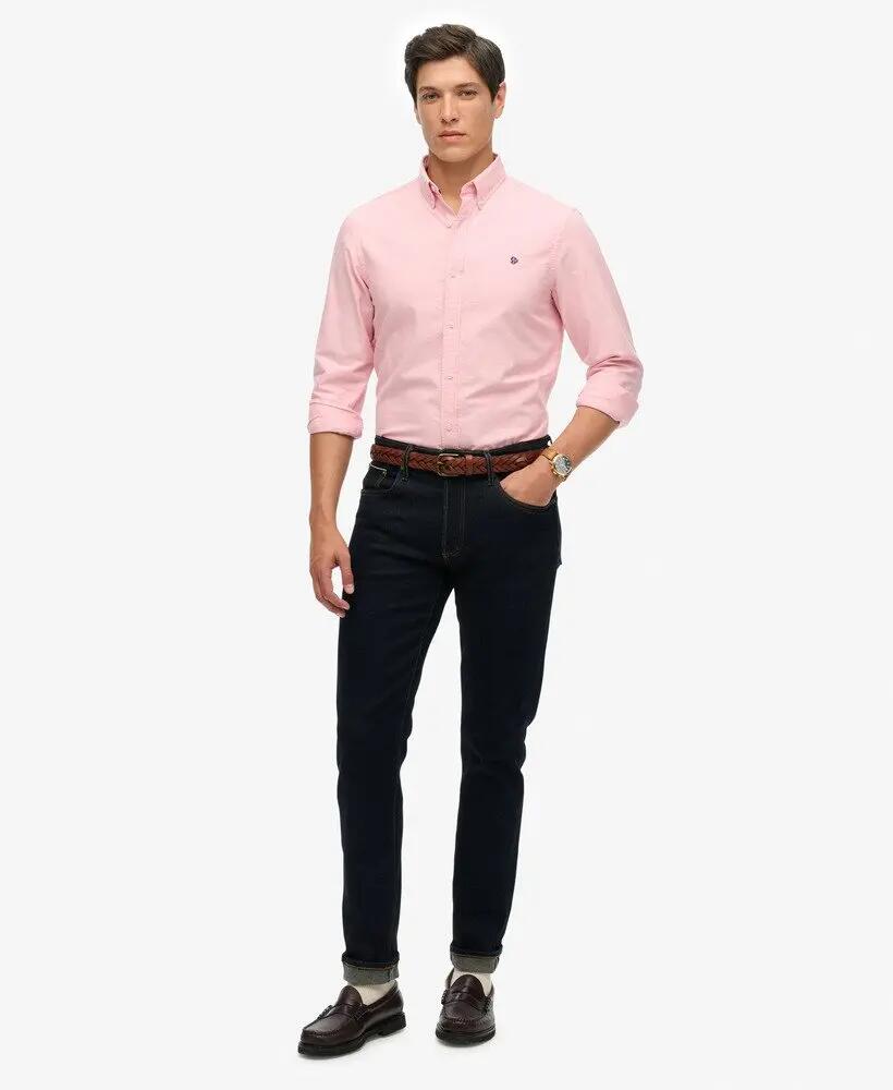 superdry Camisa Classic Oxford manga larga en algodón orgánico 2/6