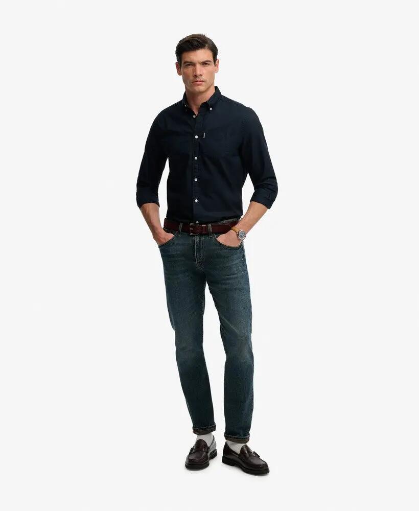superdry Chemise Oxford manches longues essentielle en coton 3/7