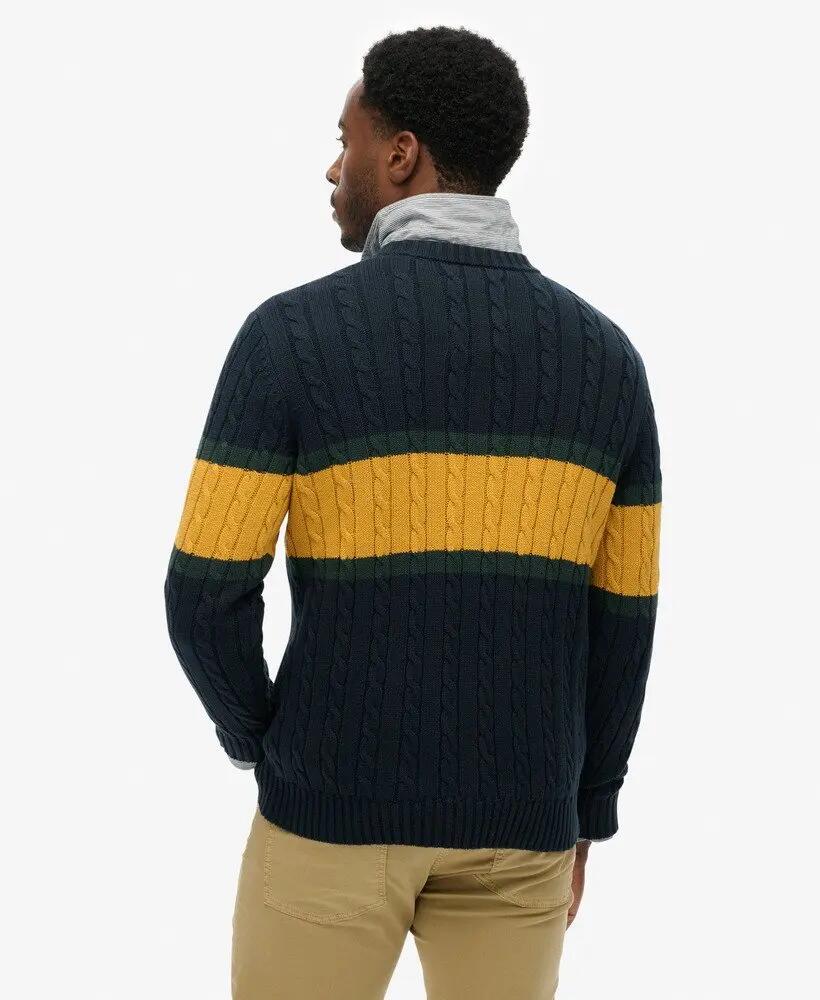 superdry Maglione a trecce in cotone 5/6