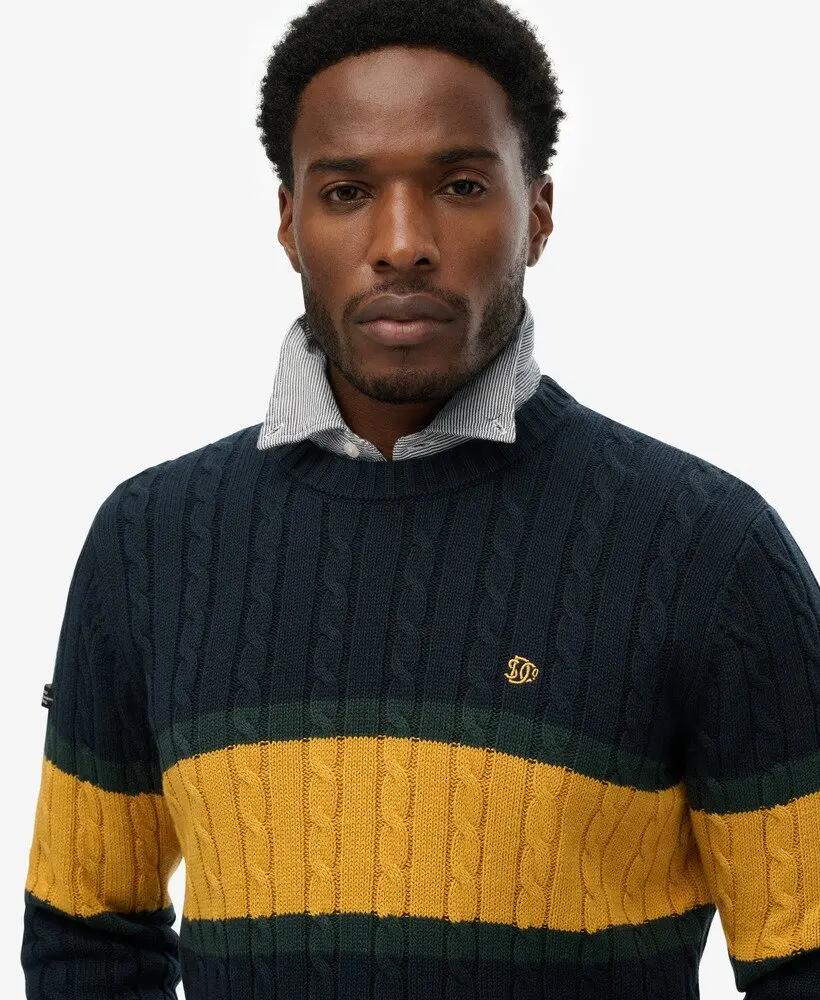 superdry Maglione a trecce in cotone 4/6