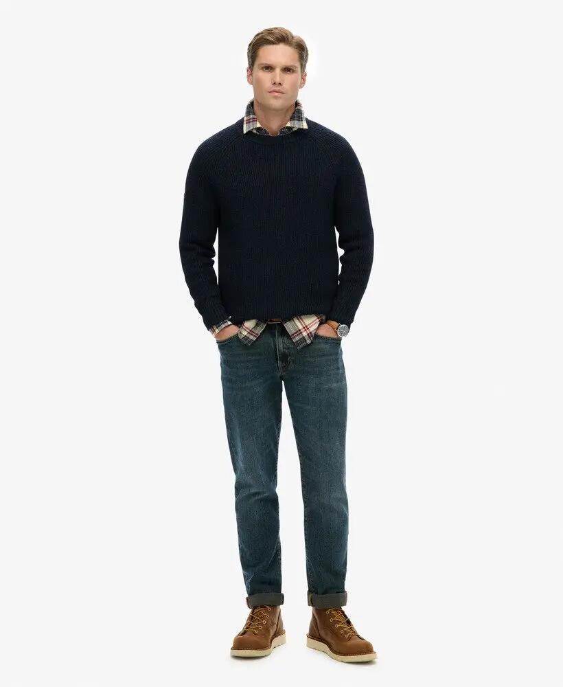 superdry Chunky Raglan Jumper – jersey grueso con mangas raglán 3/6