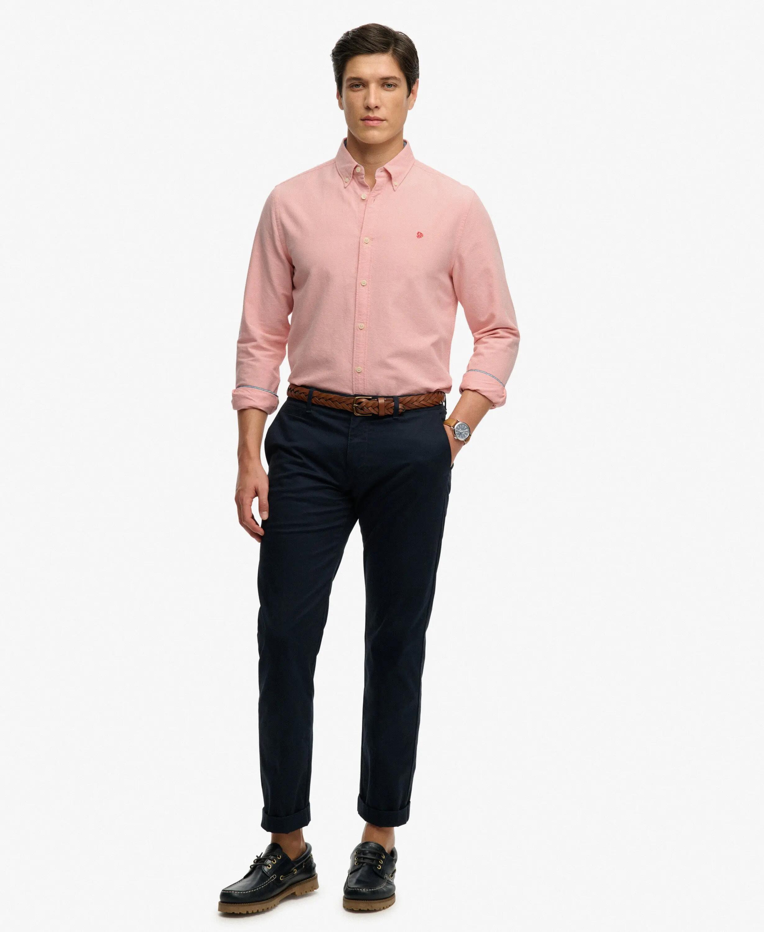 superdry Koszula Preppy Oxford z długim rękawem – 100% bawełna organiczna 3/7