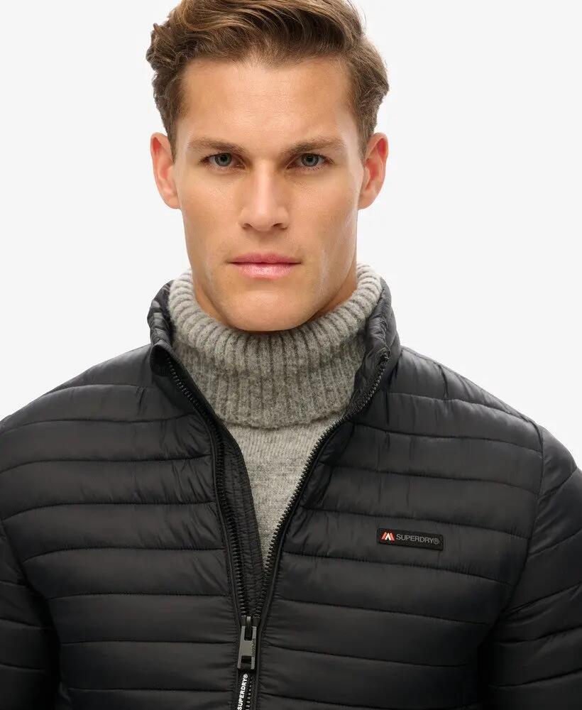 superdry Non Hooded Fuji Lite Casaco homem Jet Black 3/7