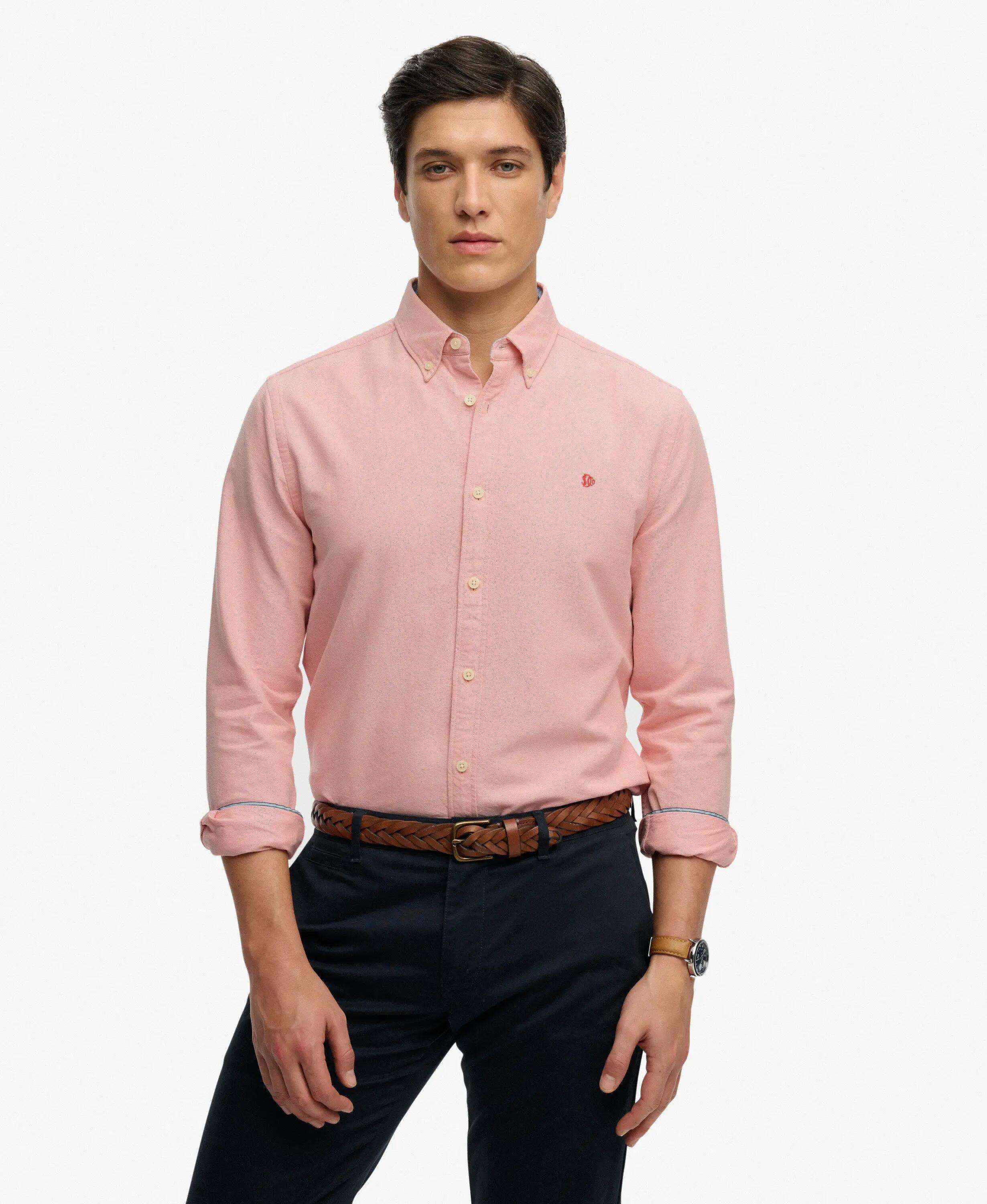 superdry Koszula Preppy Oxford z długim rękawem – 100% bawełna organiczna 2/7
