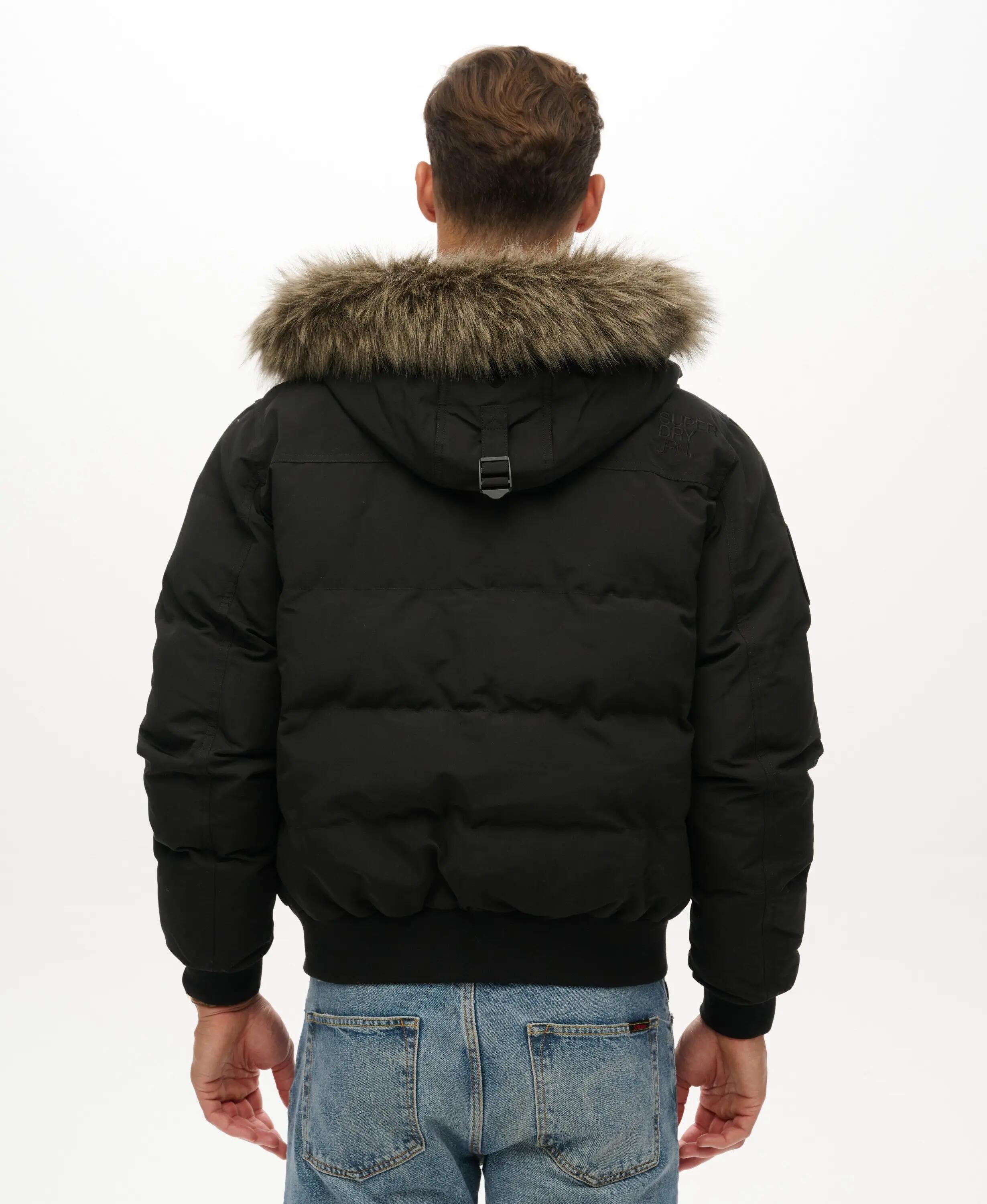 superdry Everest Hooded Puffer Bomber Jacket — casaco acolchoado com capuz, fit 6/6