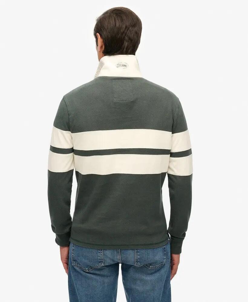 superdry Polo Rugby Vintage Athletic Stripe en coton biologique 5/5