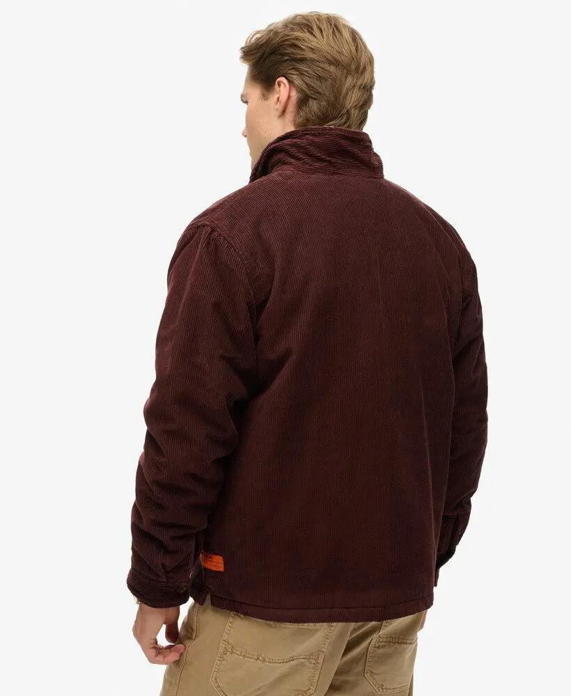 superdry Surplus Corduroy Overshirt in velluto a coste 4/4