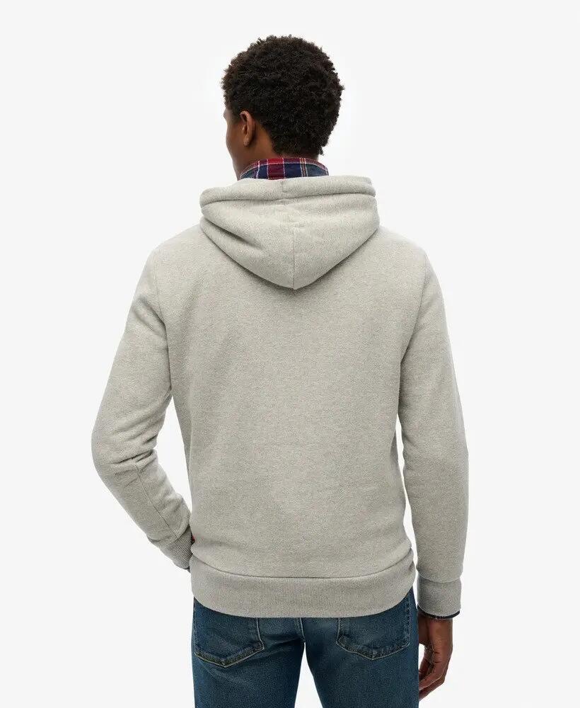 superdry Standard Script Hoodie – relaxed fit, podszycie szczotkowane 4/4