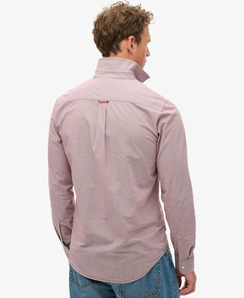 superdry Casual Ls Shirt in 100% cotone biologico — uomo 4/6