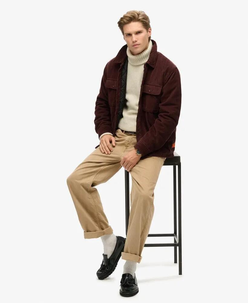 superdry Surplus Corduroy Overshirt in velluto a coste 2/4