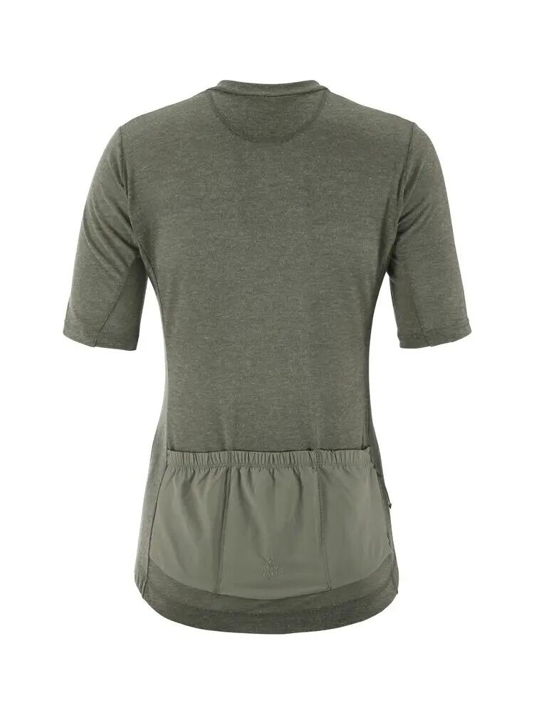 craft Everyday Wool SS Jersey W – Leaf/Melange, korte mouw 4/7