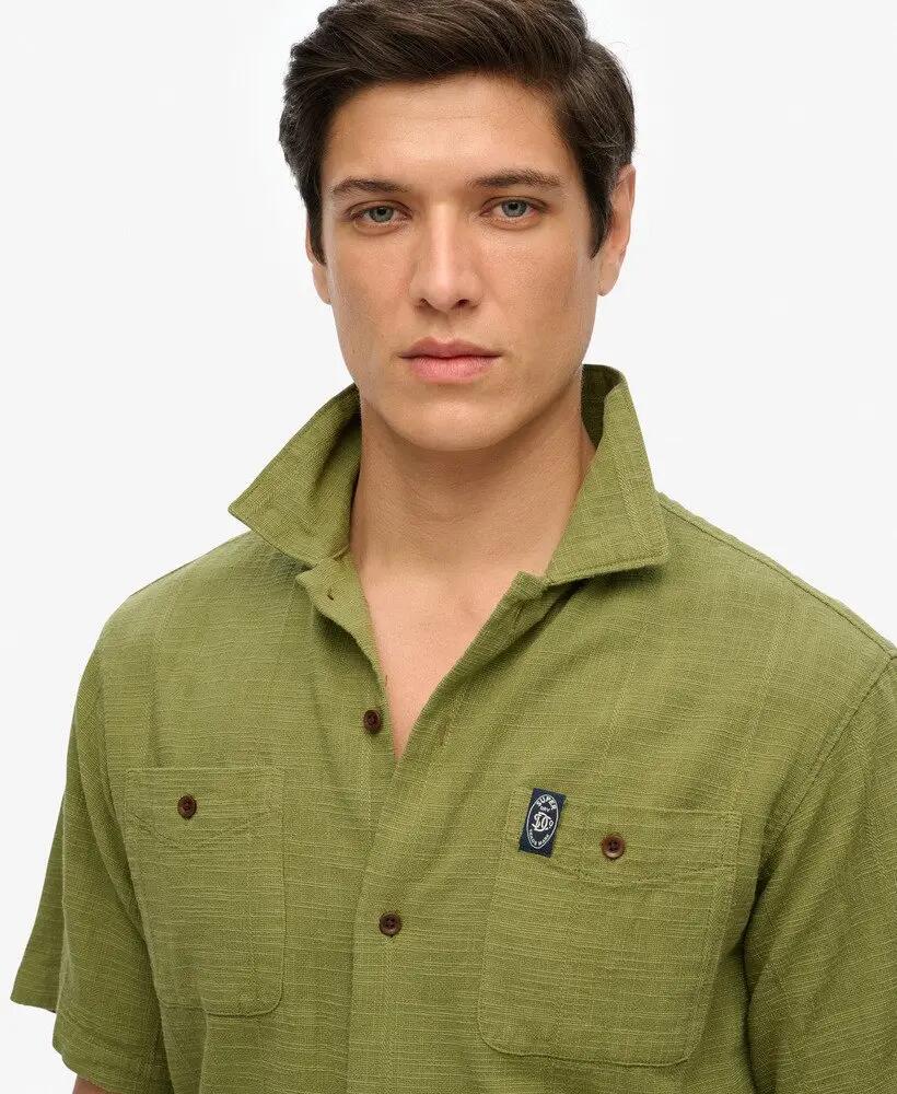 superdry Camicia corta strutturata The Merchant Store – Vestibilità relaxed 3/6