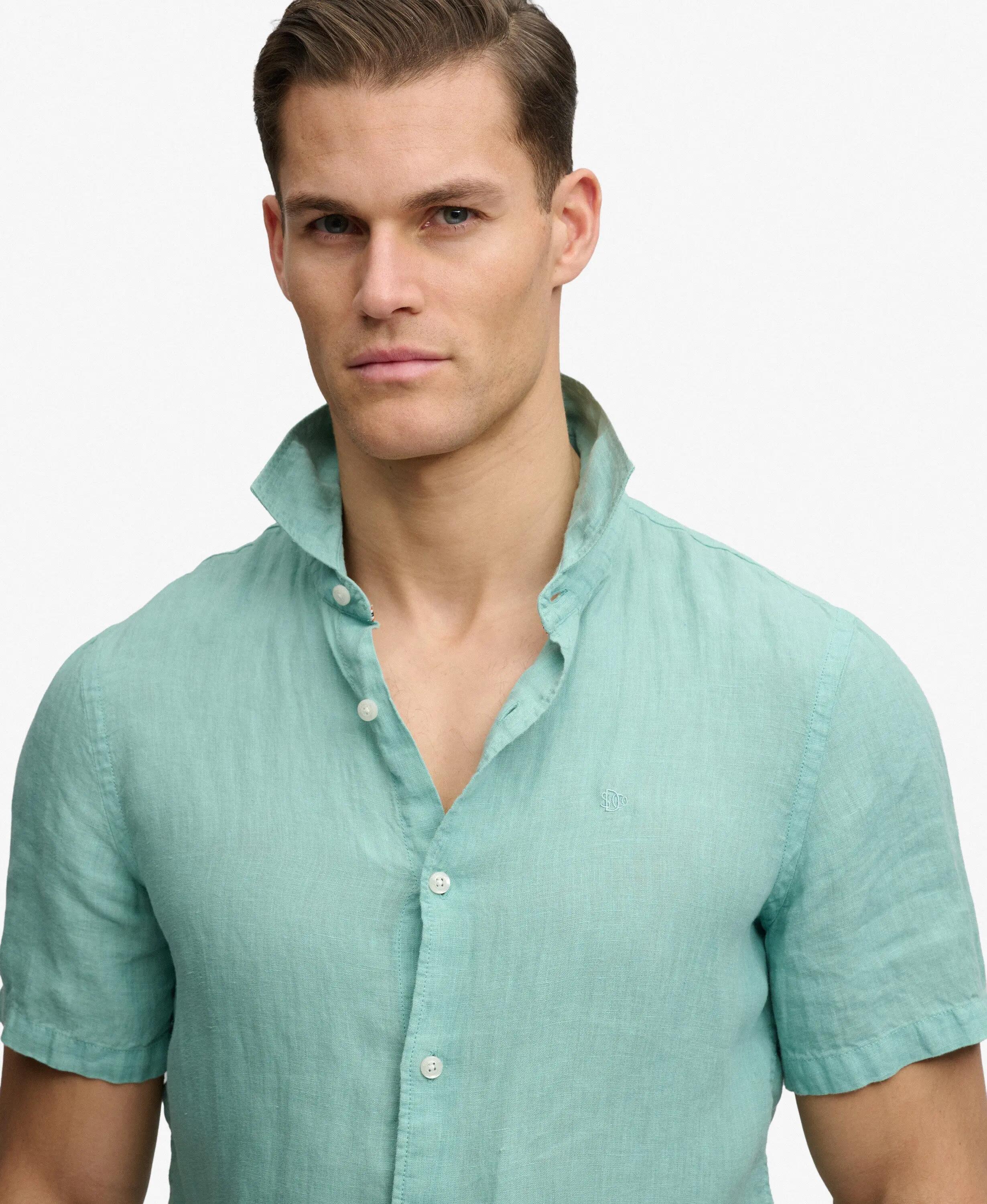 superdry Geborduurd Vacation linnen overhemd – relaxed fit 4/5