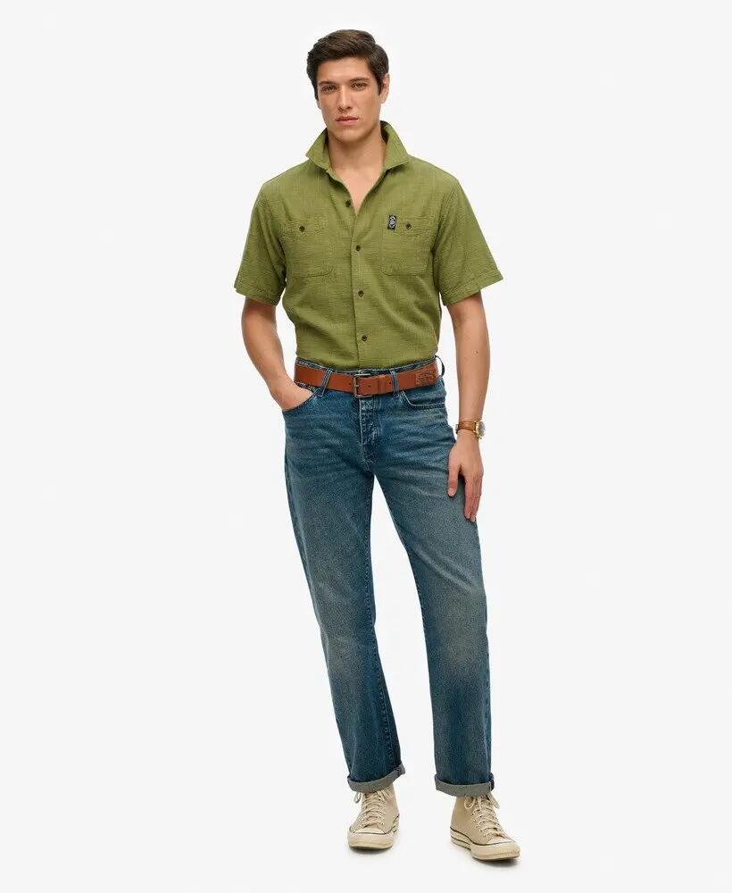 superdry Camicia corta strutturata The Merchant Store – Vestibilità relaxed 2/6