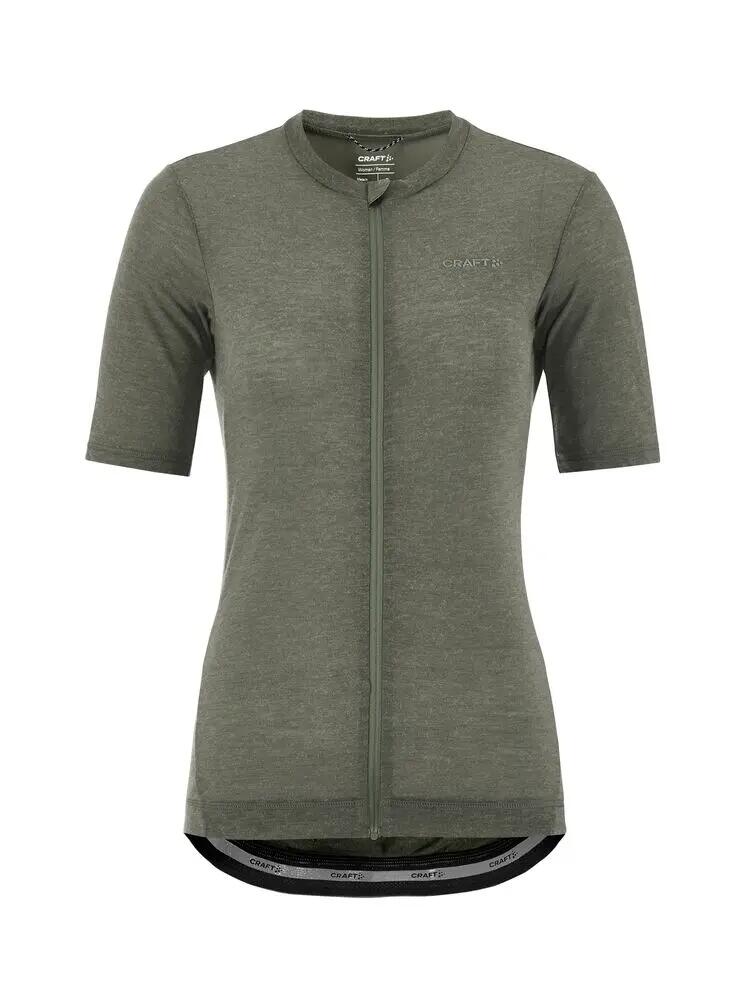 craft Everyday Wool SS Jersey W Leaf/Melange – lã merino e reciclado 2/7