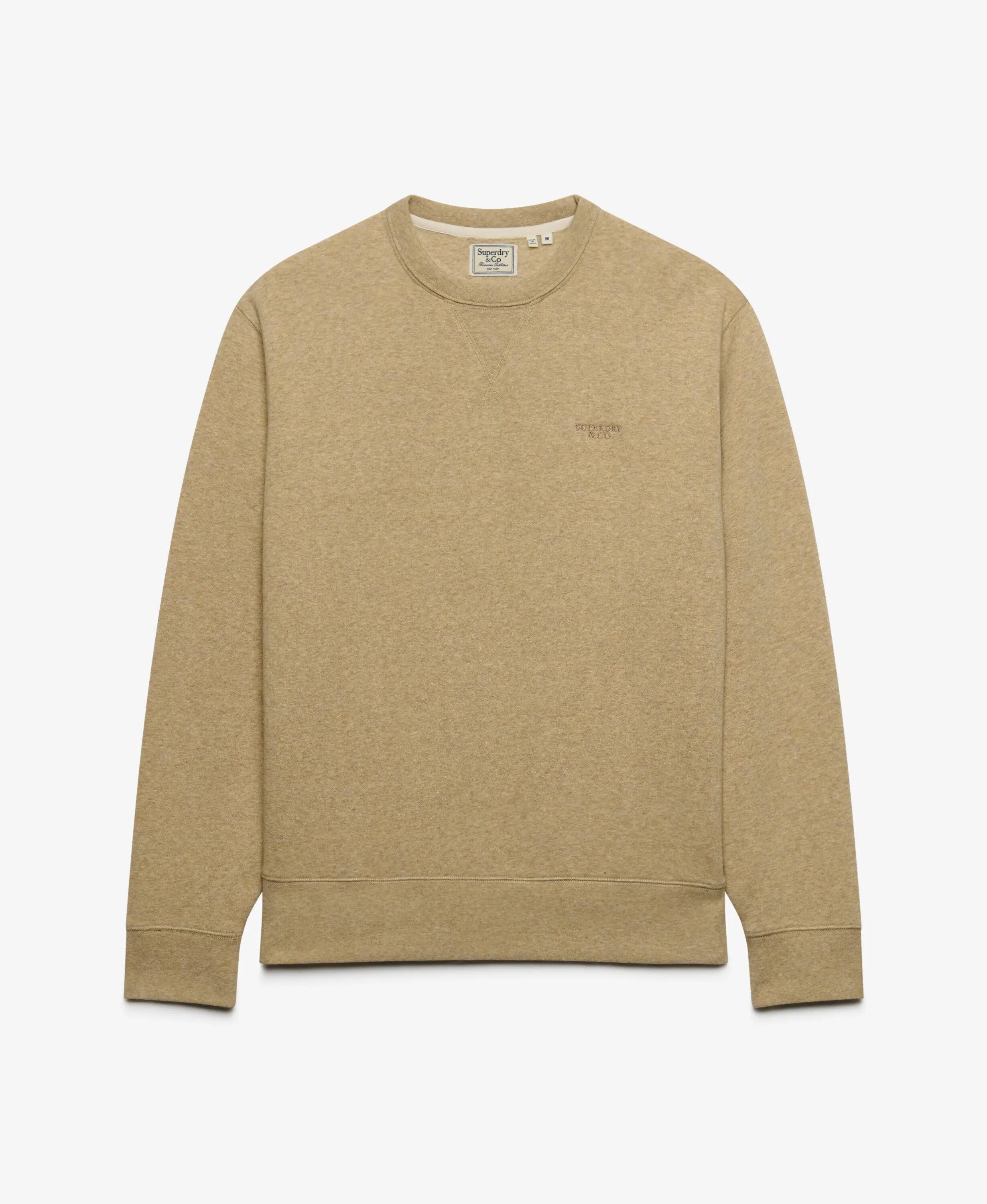 superdry Sweat Essential Stacked Logo crew em algodão biológico e poliéster 7/7