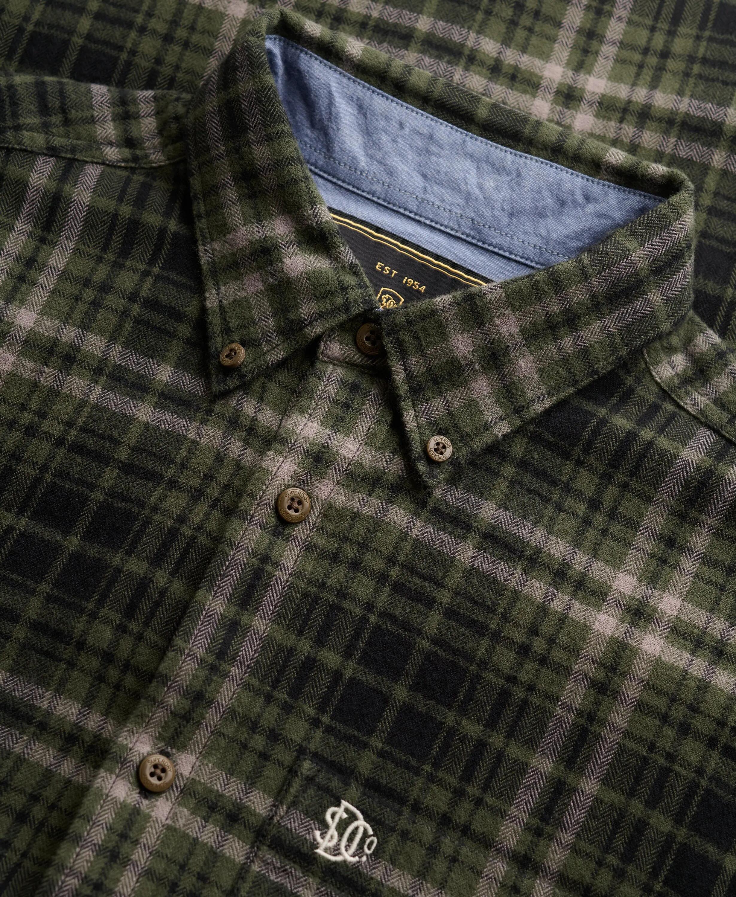 superdry Camicia Lumberjack a maniche lunghe in cotone biologico - Regular 6/7