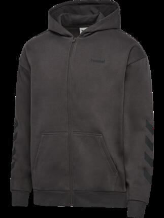 hummel Zip-hoodie hmlKEEPER CHEVRON en coton bio - SHALE