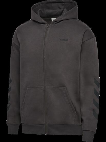 hummel Zip-hoodie hmlKEEPER CHEVRON en coton bio - SHALE