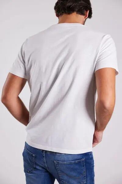 sebago Outwashed Pocket Tee katoenen T‑shirt met uitgebleekt effect 5/5