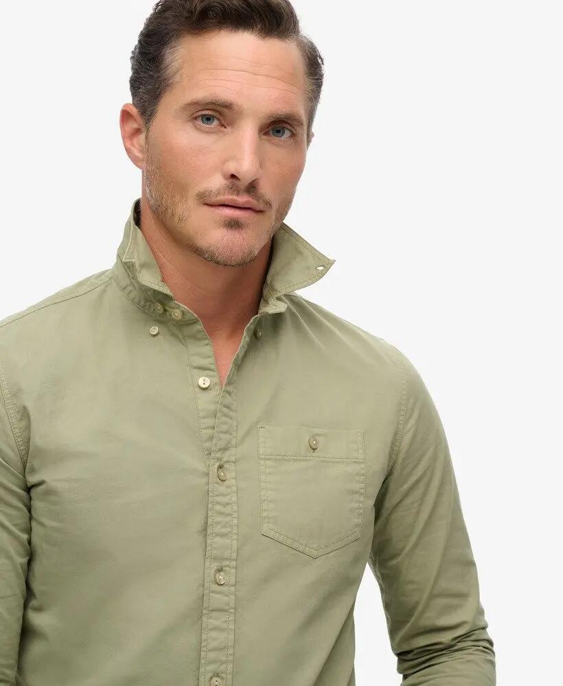superdry The Merchant Store Lange Mouw Overhemd van katoen 3/7