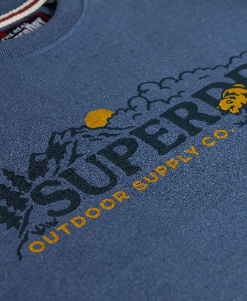 superdry T-shirt Outdoor Scene Relaxed in cotone riciclato 6/6