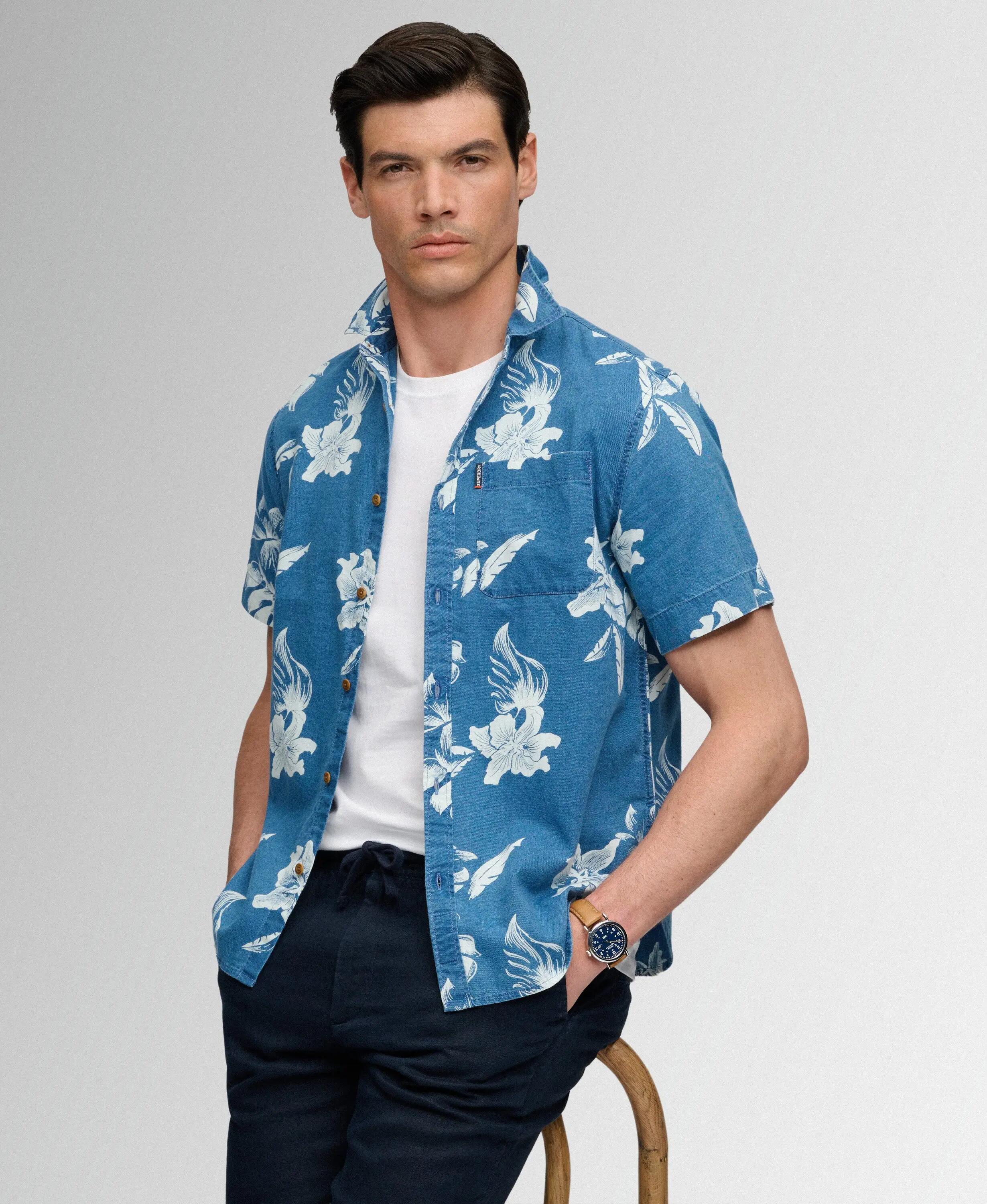 superdry Camicia Vintage Loom manica corta in cotone - vestibilità Relaxed 2/5