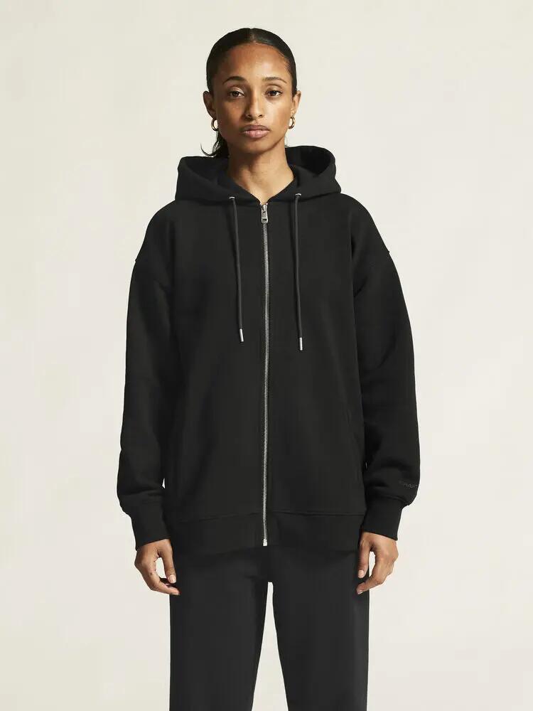 craft Frequent FZ Hoodie W – felpa con cappuccio fullzip in cotone bio 5/7