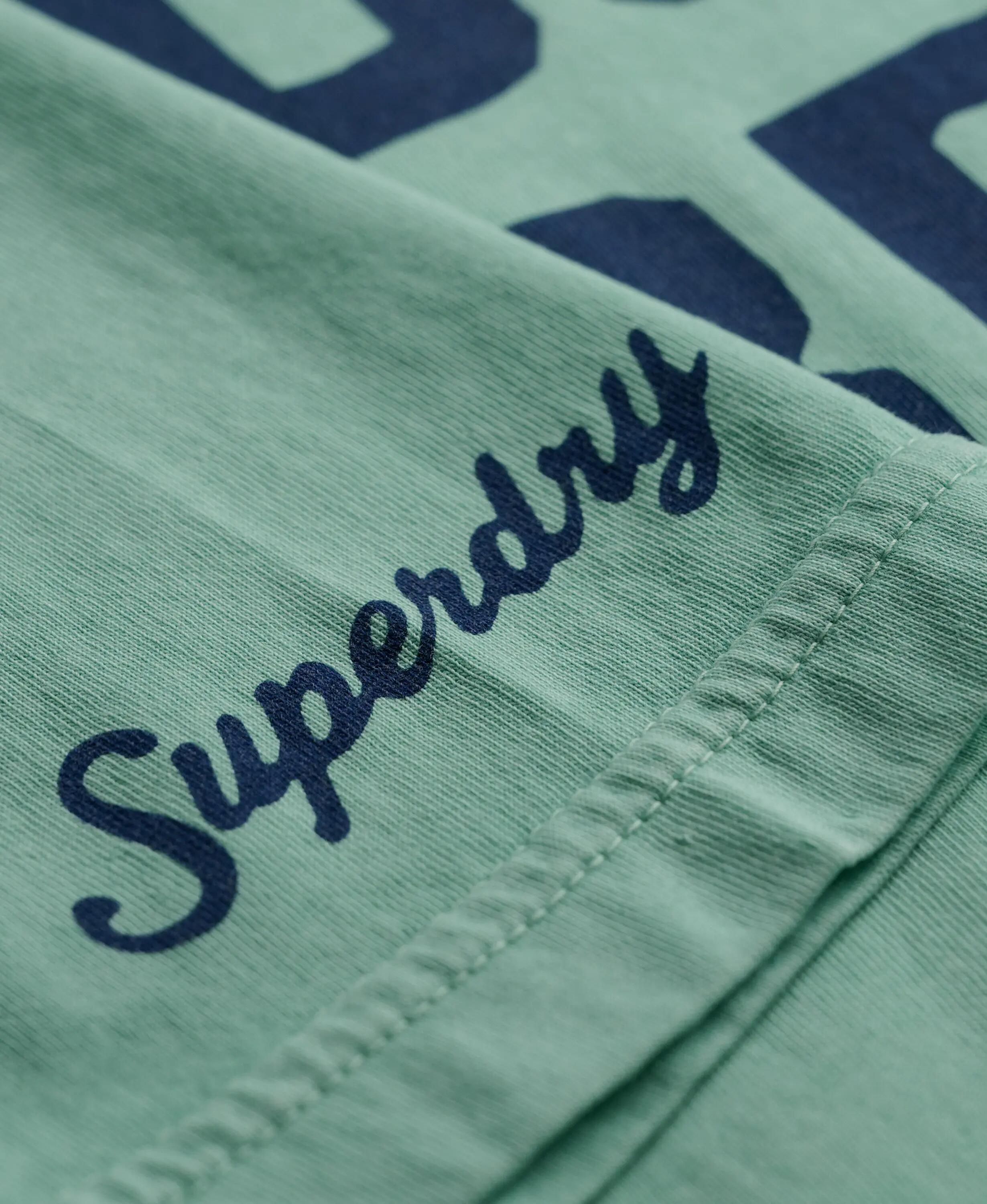 superdry Outdoor Type T-Shirt en coton bio Pale Mint 6/7