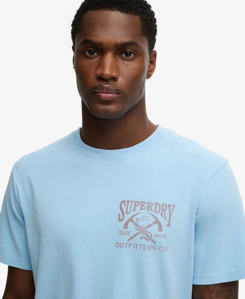superdry T-shirt Outdoors Mountain Relaxed em algodão biológico 4/7