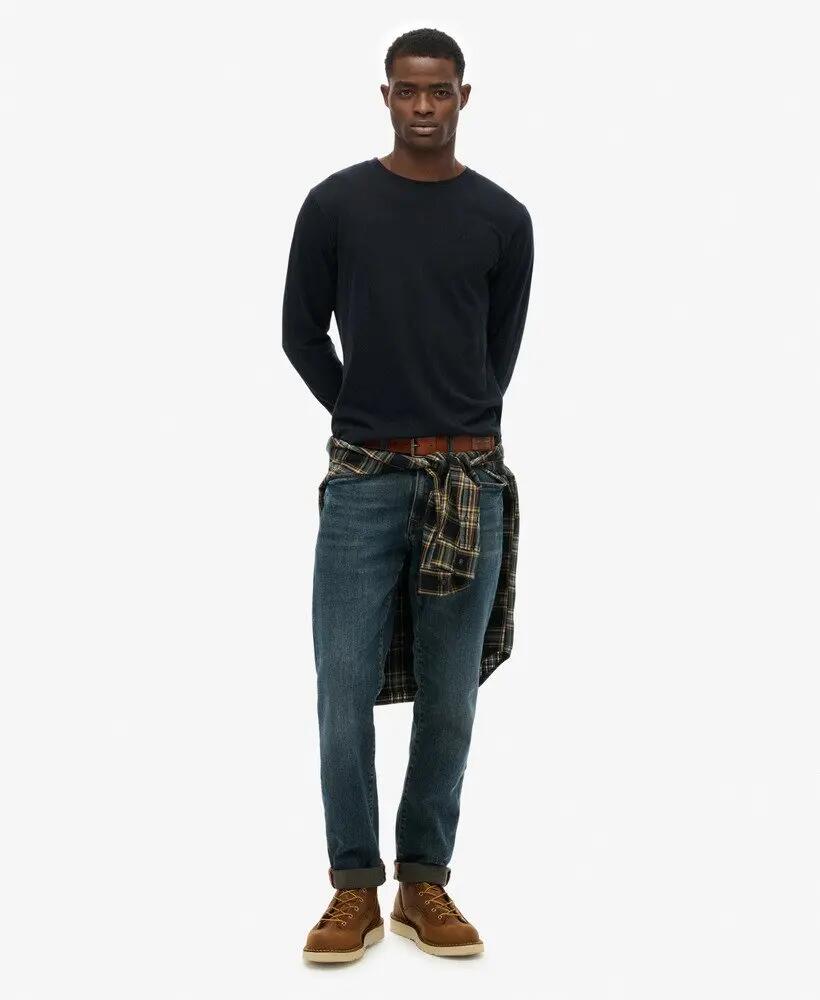 superdry Classic Essential Top algodón orgánico – corte relaxed 3/7
