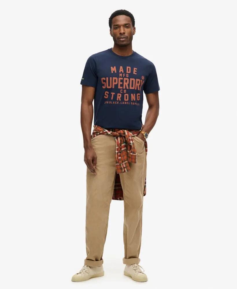 superdry Machined Goods Workwear T-Shirt em mistura de algodão 2/6