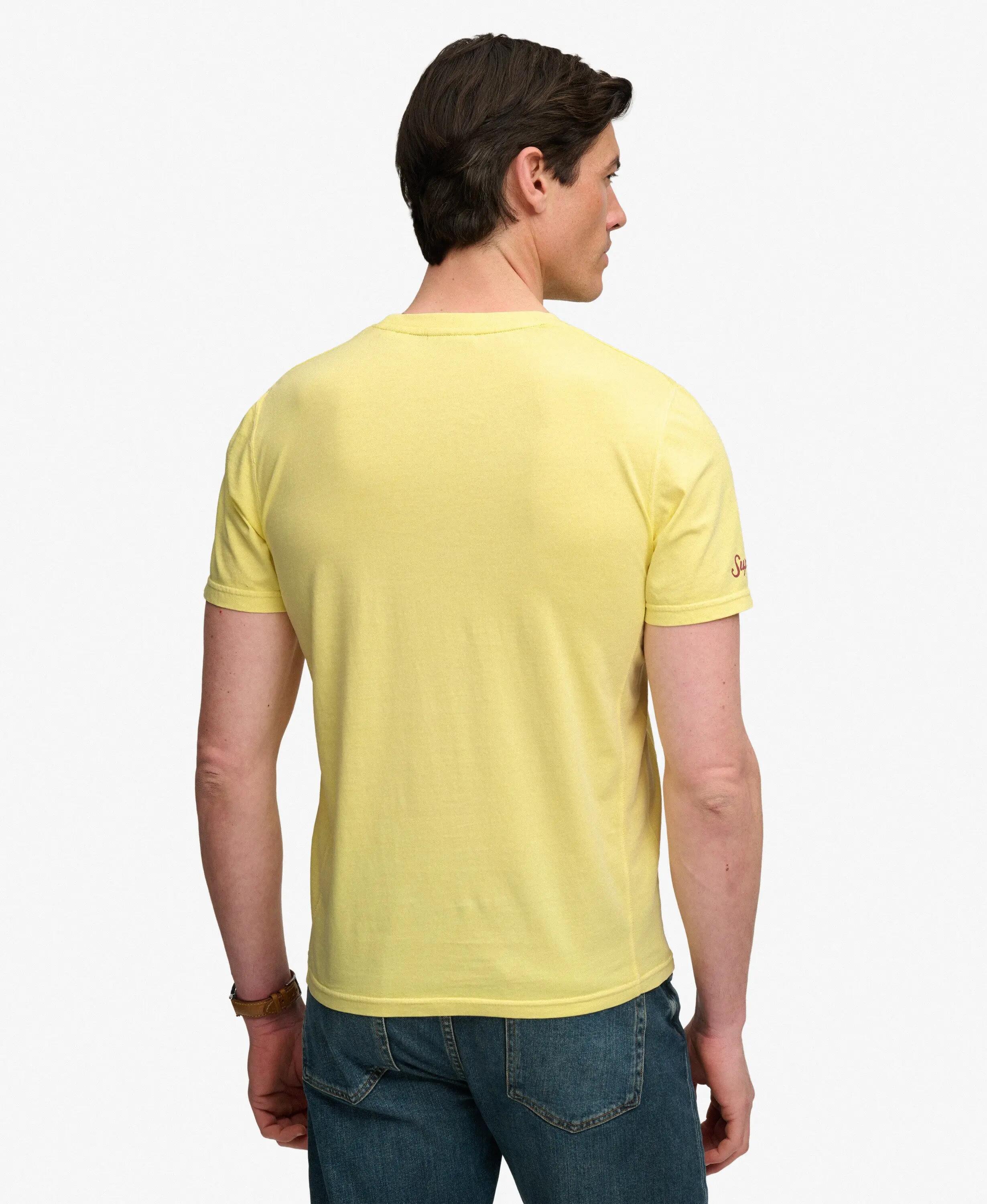 superdry Outdoor Type T-Shirt – 100% Algodão Biológico, Limelight Yellow 5/7