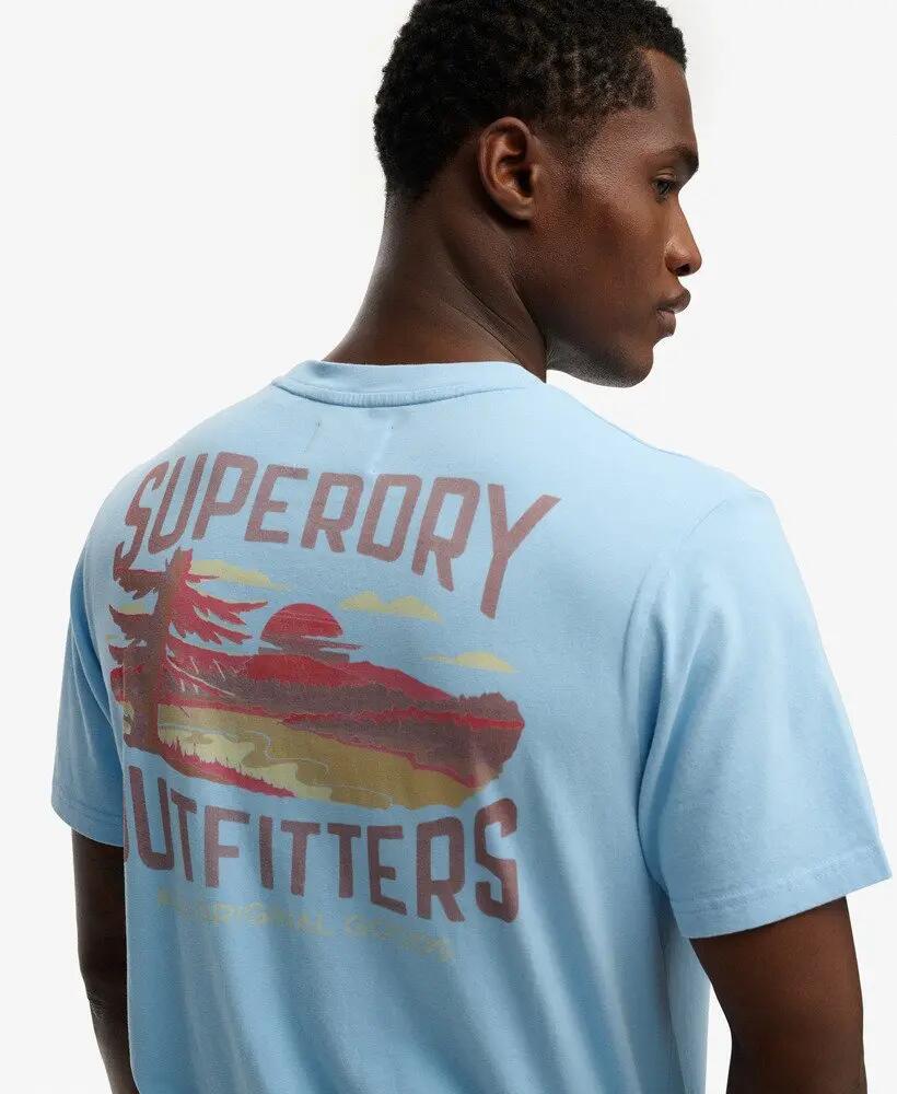 superdry T-shirt Outdoors Mountain Relaxed em algodão biológico 2/7