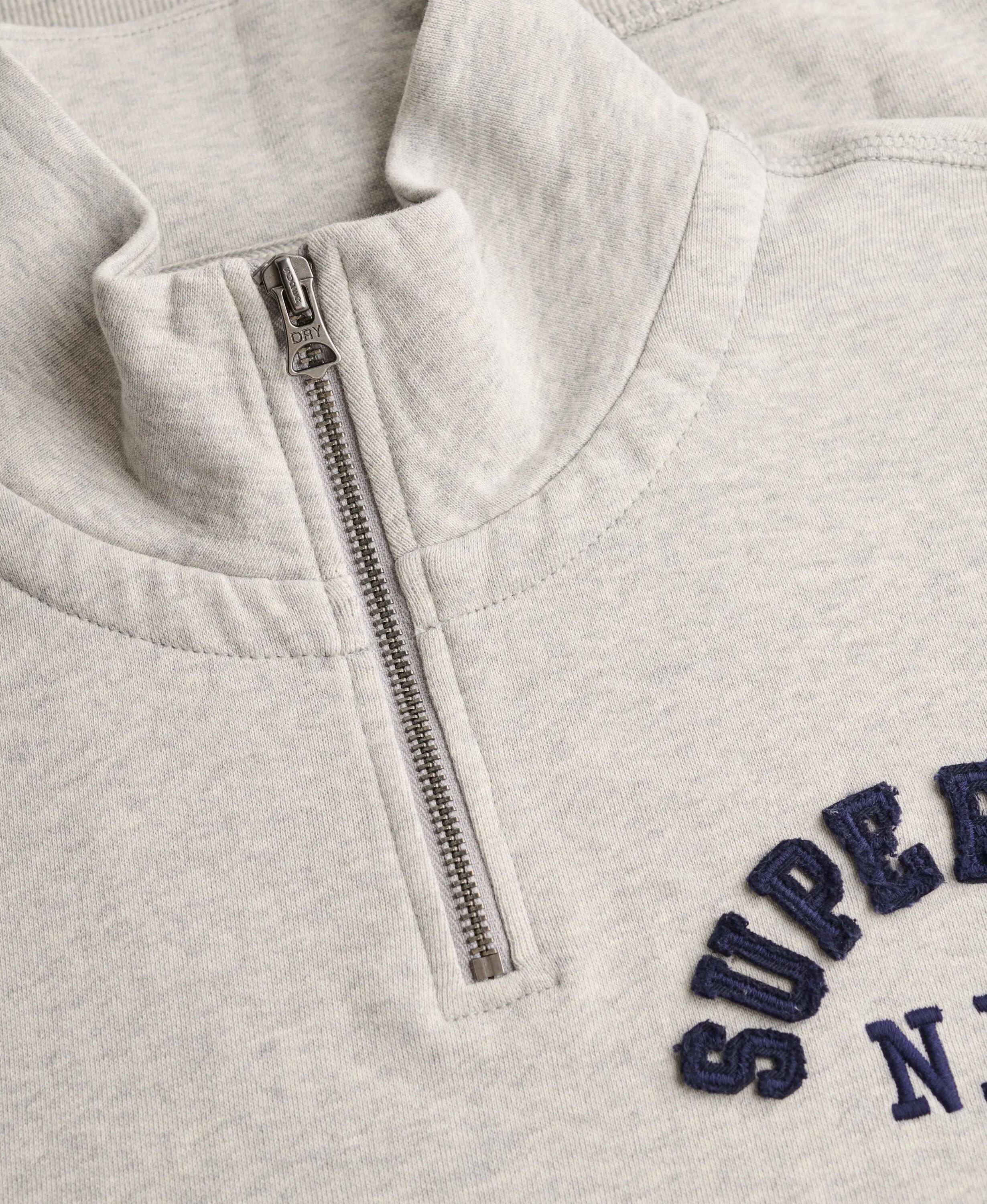superdry Vintage Athletic Half Zip em algodão – Corte loose 6/7