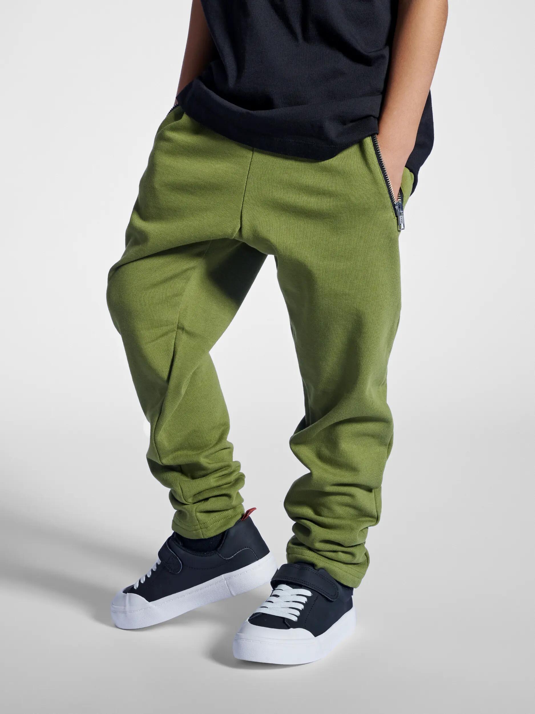 hummel stmANTON PANTS — pantalone in cotone biologico e poliestere riciclato 4/5