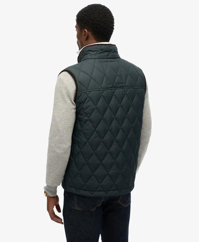 superdry Quilted Estate Gilet Gewatteerd - 100% Gerecycled Polyester 6/7