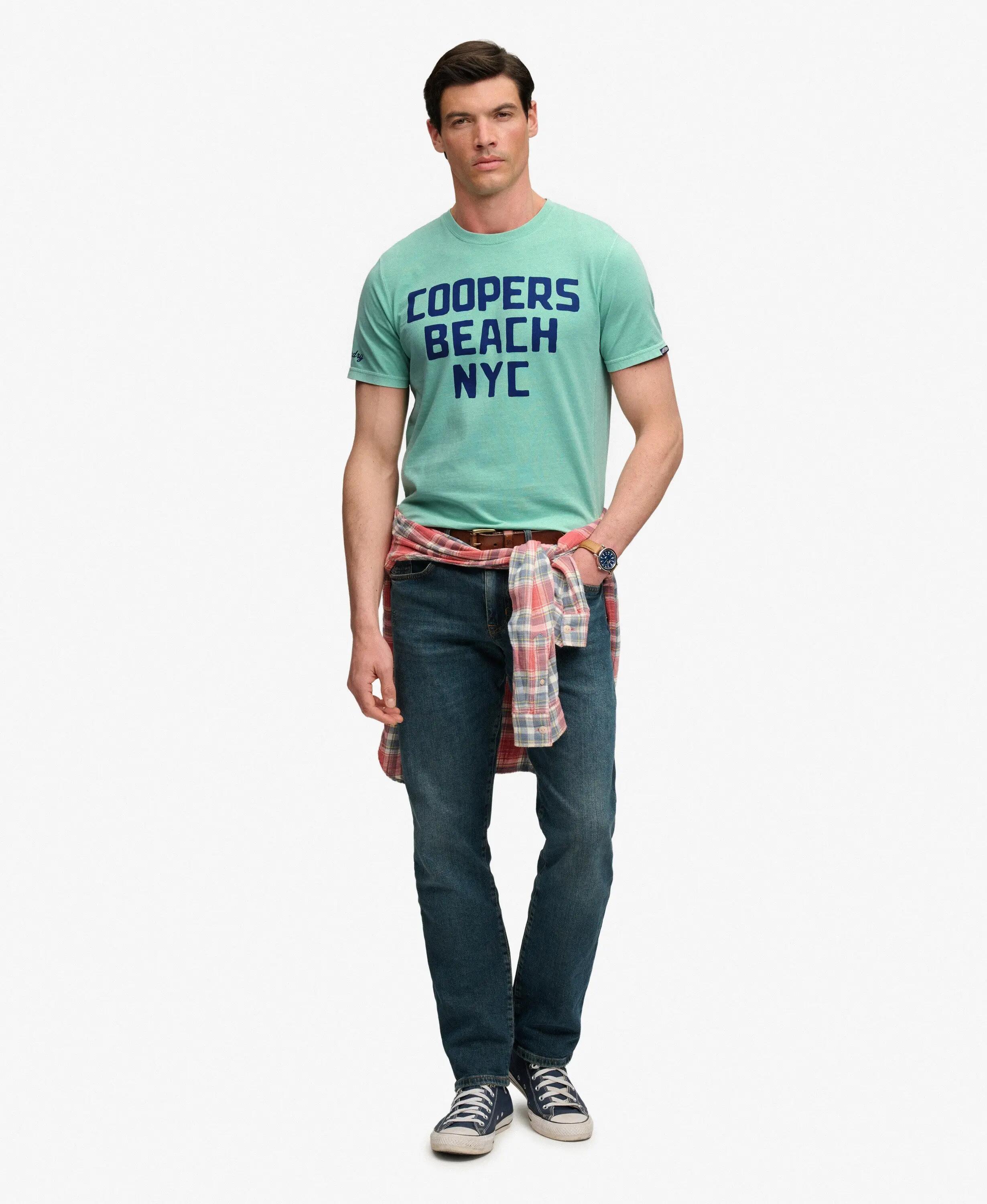 superdry Outdoor Type T-Shirt en coton bio Pale Mint 3/7