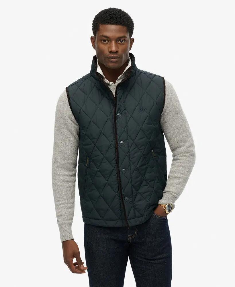 superdry Quilted Estate Gilet Gewatteerd - 100% Gerecycled Polyester 5/7