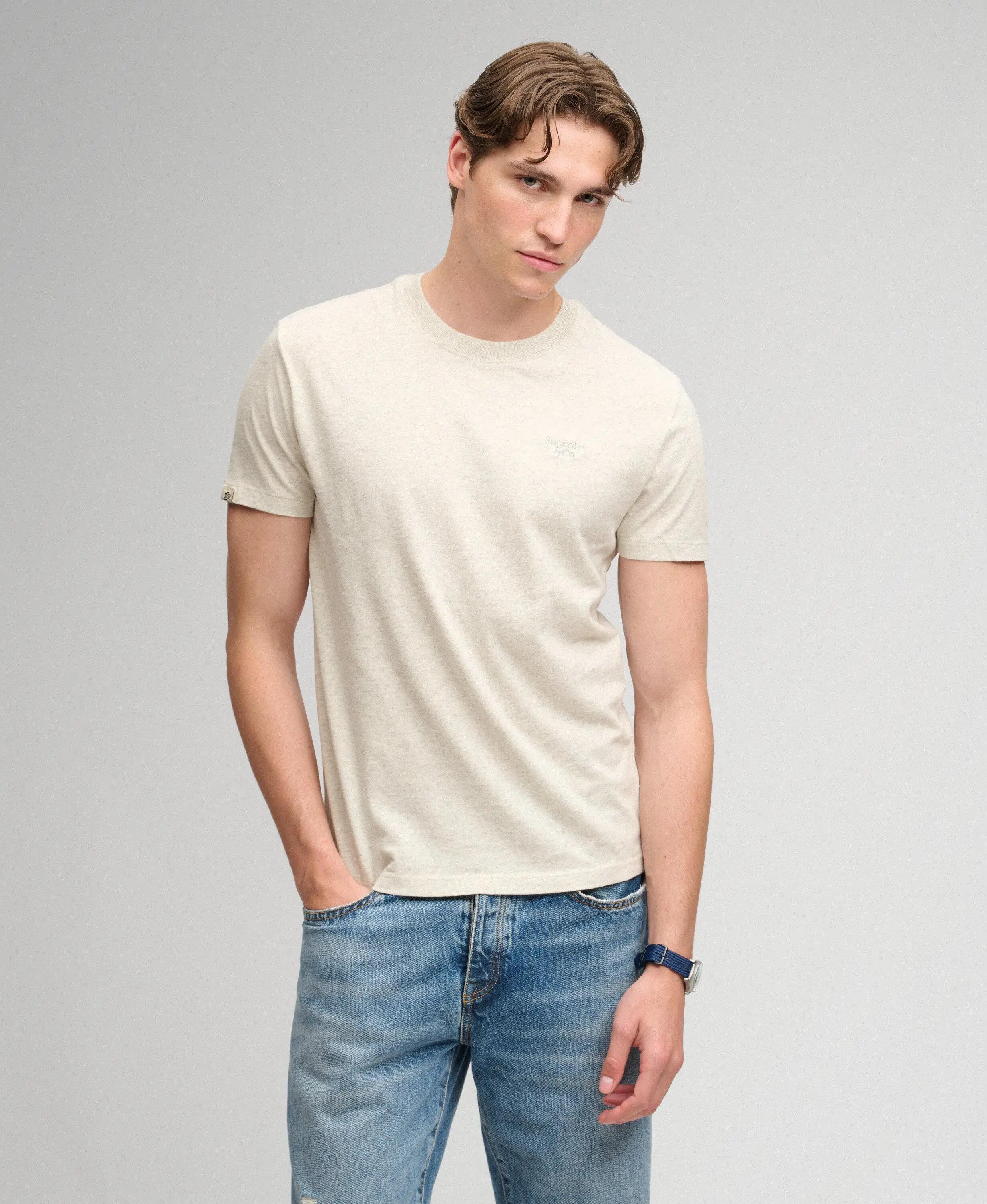 superdry Essential Serif Logo Stick T-Shirt aus Bio-Baumwolle 2/6