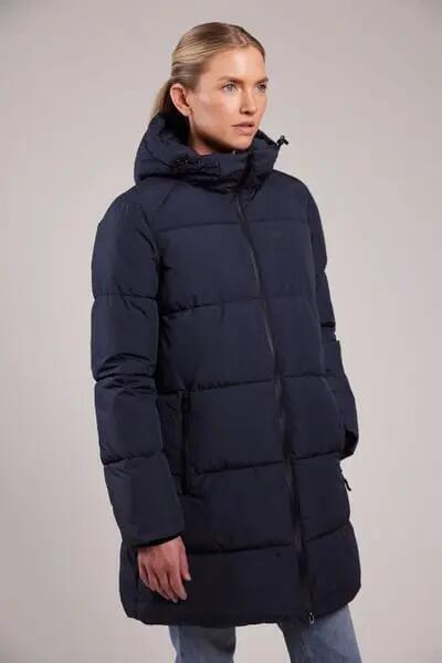 sebago Marie Puffer Coat – Veste matelassée NAVY imperméable 4/5