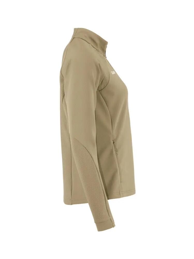 craft Extend 2.0 Full Zip Jacket Mulher — midlayer elástico em poliéster 3/4