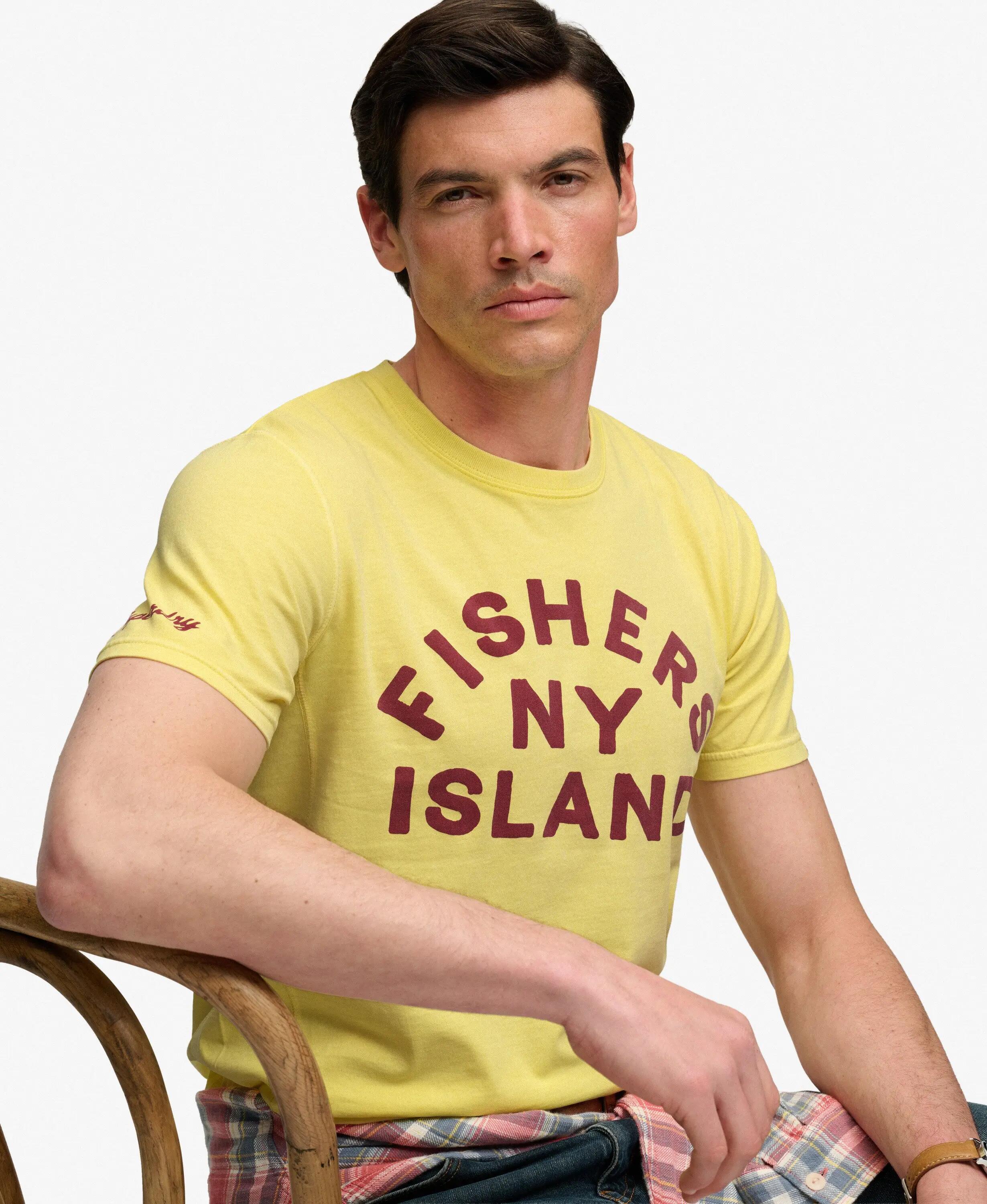 superdry Outdoor Type T-Shirt – 100% Algodão Biológico, Limelight Yellow 2/7