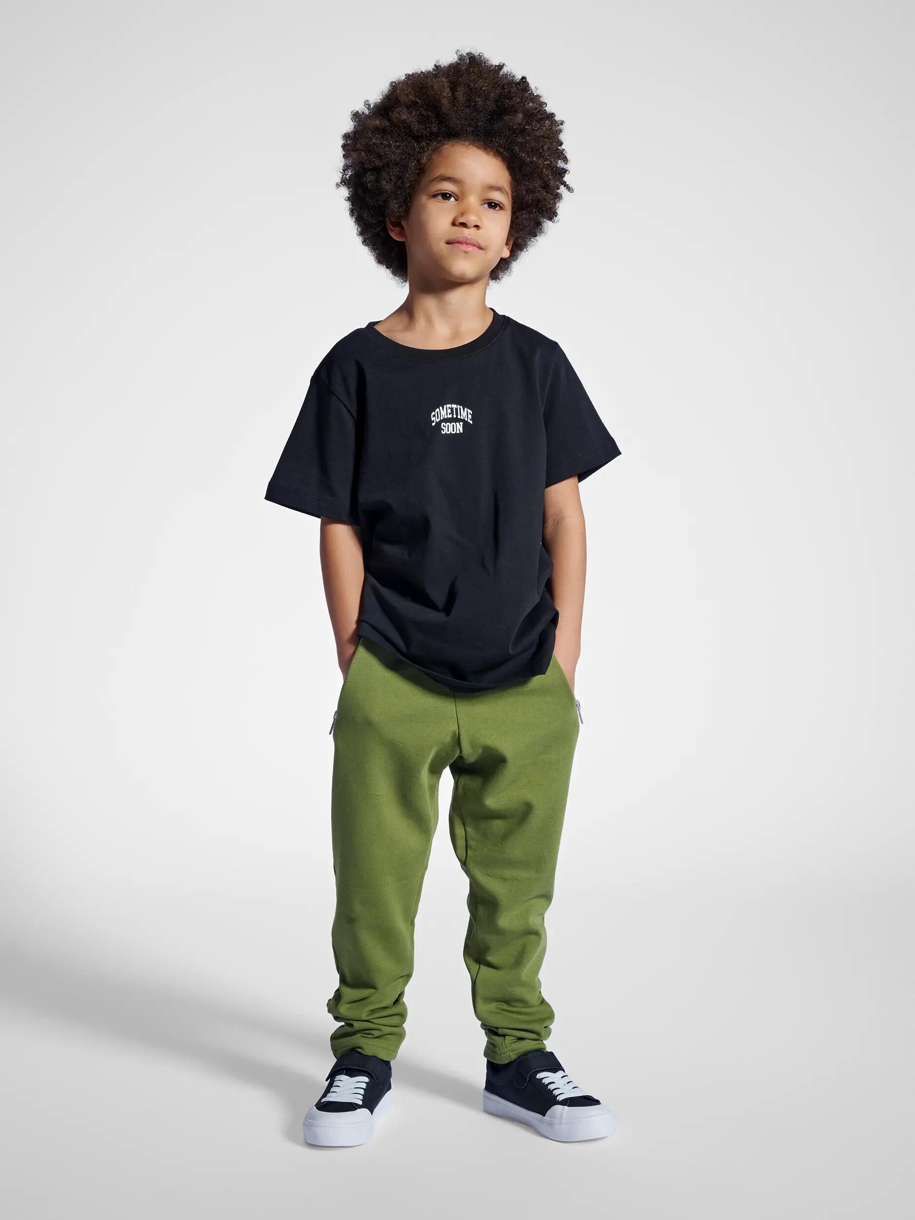 hummel stmANTON PANTS — pantalone in cotone biologico e poliestere riciclato 3/5