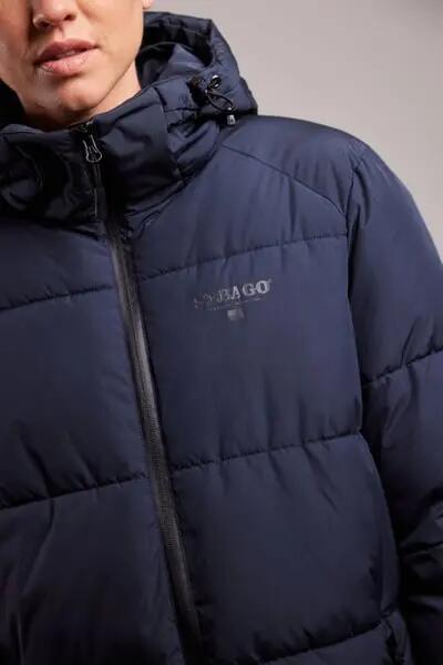 sebago Marie Puffer Coat – Veste matelassée NAVY imperméable 2/5