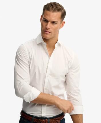 superdry Classic Tailored Langarm-Hemd – OPTIC