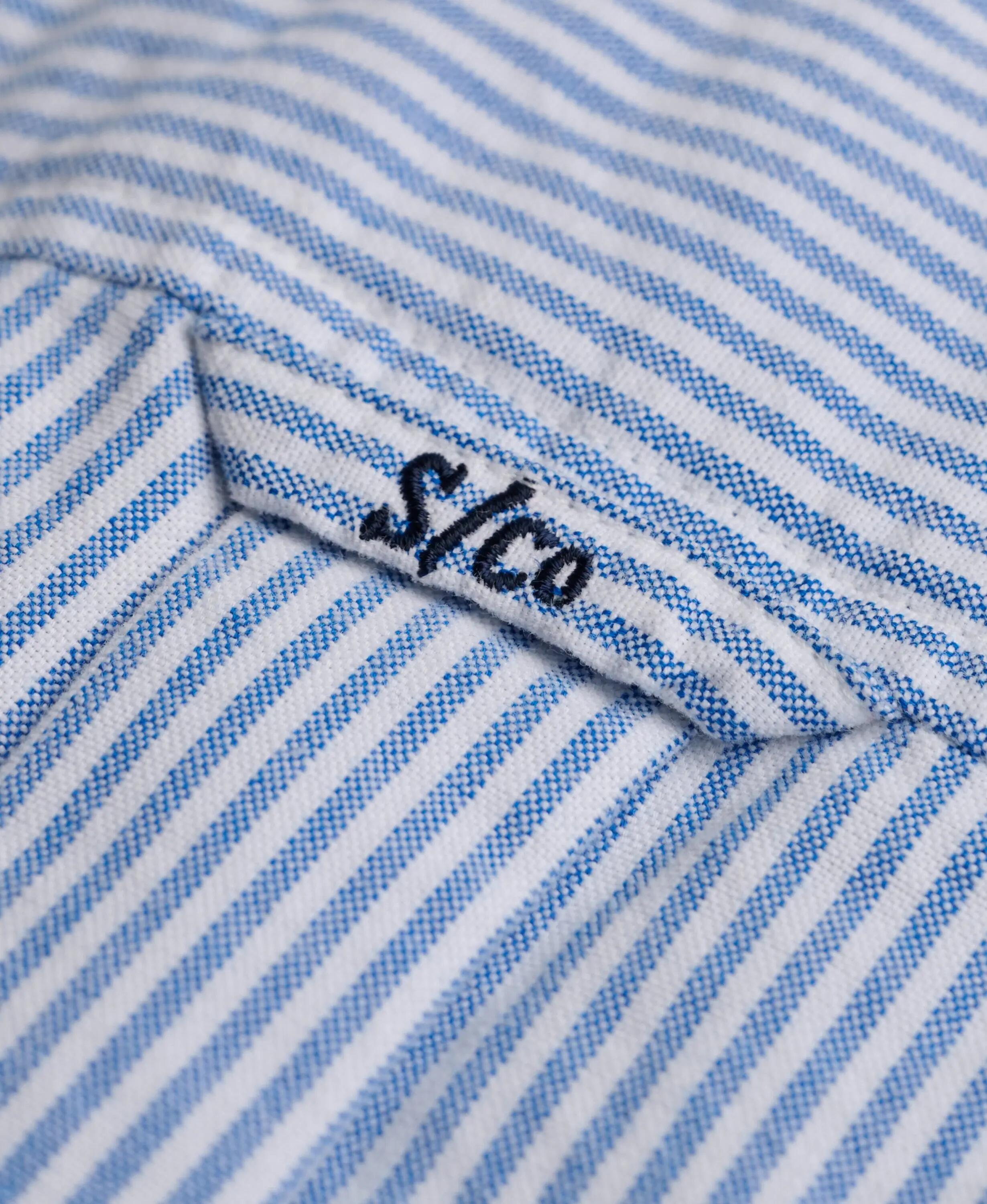 superdry Koszula Preppy Oxford z długim rękawem z bawełny organicznej 6/7